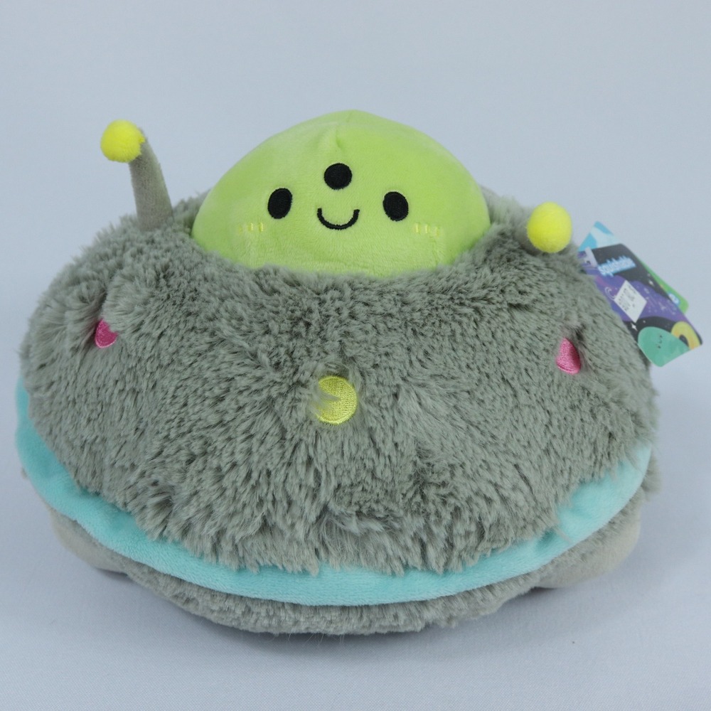 Squishable Celestials Green Alien UFO Mini Plush 7" New with Tags
